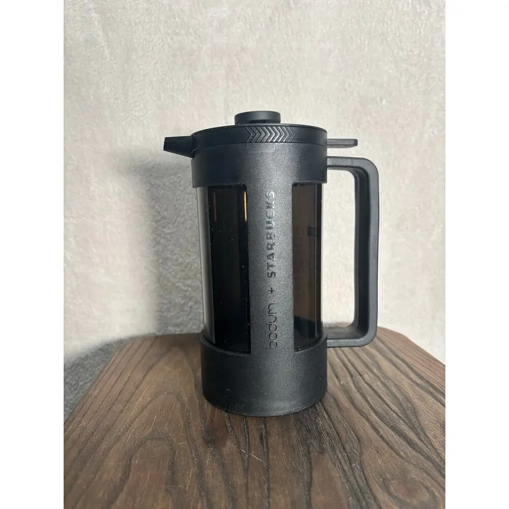 Starbucks 8 Cup French Press By BODUM Plastic Beaker, Locking Lid